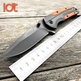 LDT DA43 Folding Knife 8Cr14Mov Blade Steel Rosewood Handle