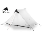 LanShan 2 3F UL GEAR 2 Person 4 Season Professional 15D Silicon Nylon Rodless Tent