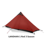 LanShan 2 3F UL GEAR 2 Person 4 Season Professional 15D Silicon Nylon Rodless Tent