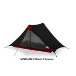 LanShan 2 3F UL GEAR 2 Person 4 Season Professional 15D Silicon Nylon Rodless Tent