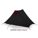 LanShan 2 3F UL GEAR 2 Person 4 Season Professional 15D Silicon Nylon Rodless Tent