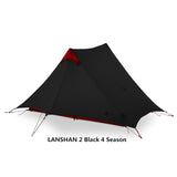 LanShan 2 3F UL GEAR 2 Person 4 Season Professional 15D Silicon Nylon Rodless Tent