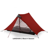 LanShan 2 3F UL GEAR 2 Person 4 Season Professional 15D Silicon Nylon Rodless Tent