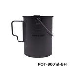FLAME'S CREED 1100ml 1950ml Ultralight Titanium Pots