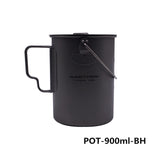 FLAME'S CREED 1100ml 1950ml Ultralight Titanium Pots