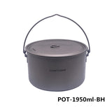 FLAME'S CREED 1100ml 1950ml Ultralight Titanium Pots