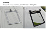 3-4 Person Ultralight 20D Rod less Pyramid Tent