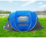 HUI LINGYANG Pop Up Tent 5-6 Person Double Layer Waterproof Tent