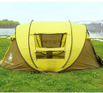 HUI LINGYANG Pop Up Tent 5-6 Person Double Layer Waterproof Tent