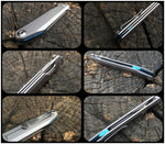 Sanrenmu 1161 Pocket Folding Knife 14C28N Stainless Steel Knife