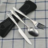 3/8Pcs/Set Stainless Steel Fork Spoon Cutlery Set