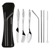 3/8Pcs/Set Stainless Steel Fork Spoon Cutlery Set