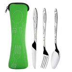 3/8Pcs/Set Stainless Steel Fork Spoon Cutlery Set