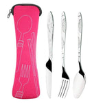 3/8Pcs/Set Stainless Steel Fork Spoon Cutlery Set