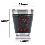 4PCS  70ML Stainless Steel  Portable Travel Cups