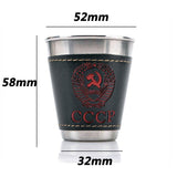 4PCS  70ML Stainless Steel  Portable Travel Cups
