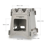 LIXADA Titanium Wood Stove