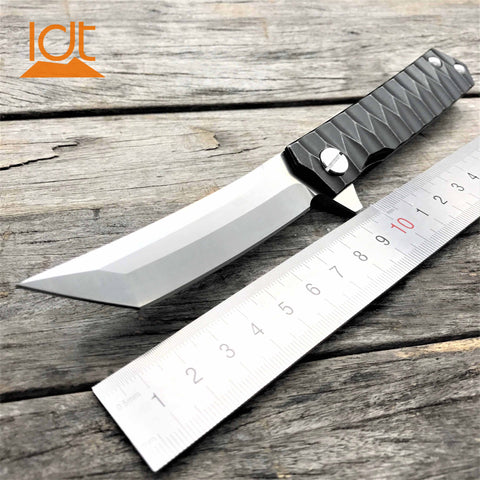 LDT Folding Knife D2 Blade Steel Knife