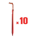 10pcs 18cm Aluminum Tent Pegs