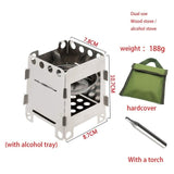 Portable Wood Burning Camping Stove