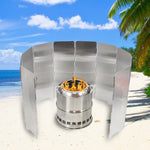 Foldable Stove Windshield