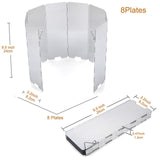 Foldable Stove Windshield