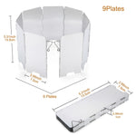 Foldable Stove Windshield