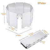 Foldable Stove Windshield