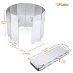Foldable Stove Windshield