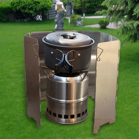 Foldable Stove Windshield