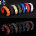 24.5cm Nine Core Reflective Paracord Emergency Bracelet