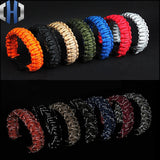24.5cm Nine Core Reflective Paracord Emergency Bracelet