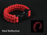 24.5cm Nine Core Reflective Paracord Emergency Bracelet