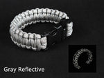 24.5cm Nine Core Reflective Paracord Emergency Bracelet