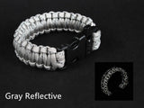 24.5cm Nine Core Reflective Paracord Emergency Bracelet