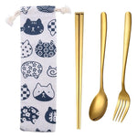 3/8Pcs/Set Stainless Steel Fork Spoon Cutlery Set