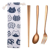 3/8Pcs/Set Stainless Steel Fork Spoon Cutlery Set