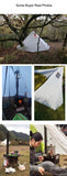 3-4 Person Ultralight 20D Rod less Pyramid Tent