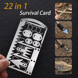 22 in 1 Survival Card Pocket Multi tool