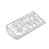 22 in 1 Survival Card Pocket Multi tool