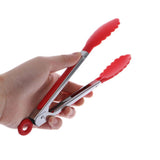 Stainless Steel Silicone Food Tongs