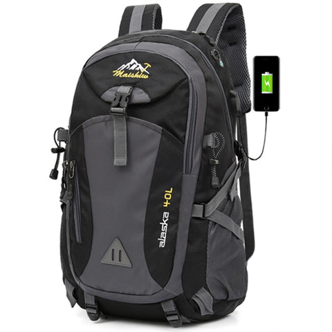 40L Unisex Waterproof Backpack