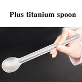 Titanium Long Handle Spork