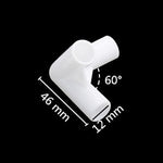 5 Pcs 12mm PVC Straight Elbow  Cross Connector Joint 60 90 120 135 Degree Tee Connector