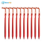 10pcs 18cm Aluminum Tent Pegs