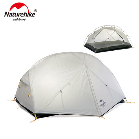 Naturehike 3 Season Mongar 20D Nylon Double Layer Waterproof Tent for 2 Persons